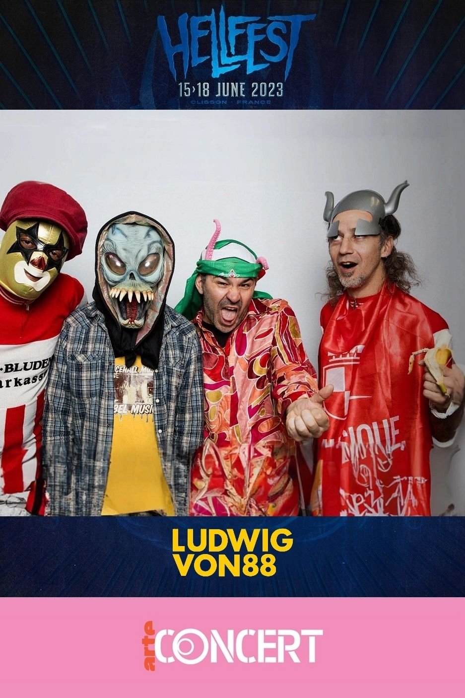 Ludwig von 88 - Hellfest 2023 poster