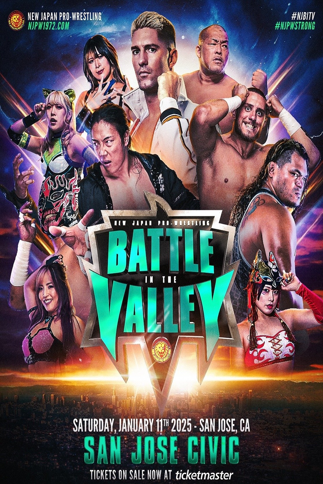 NJPW Battle in the Valley poster