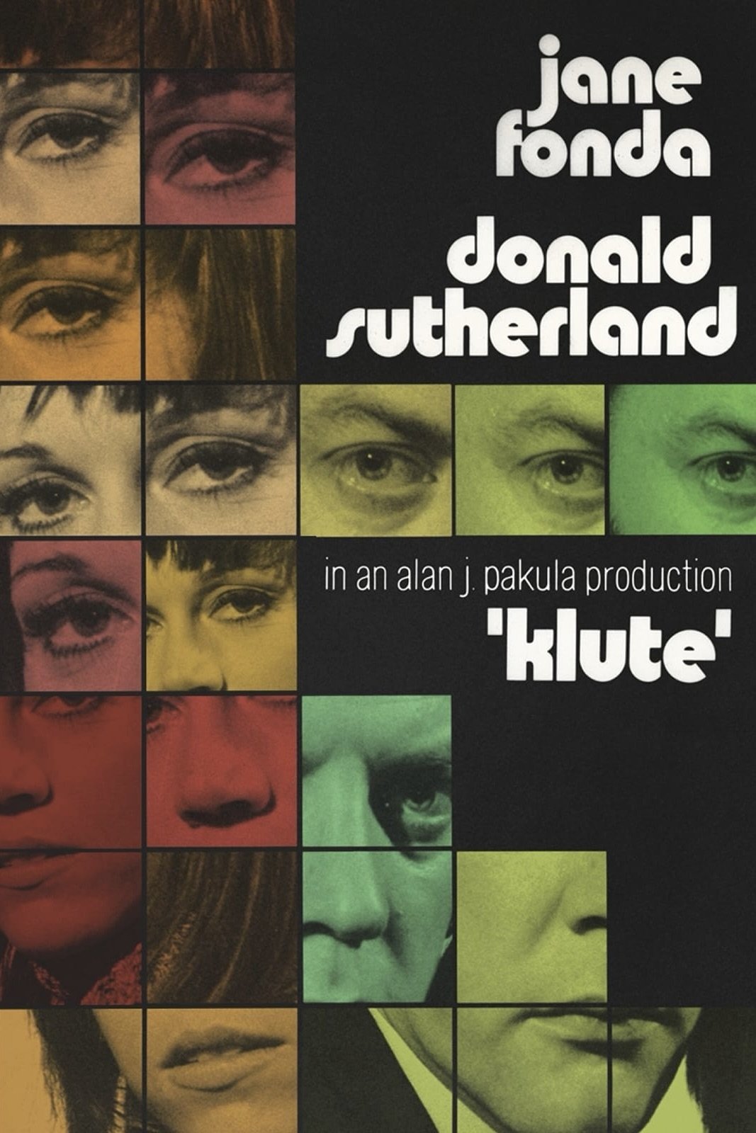 Jane Fonda and Illeana Douglas on KLUTE poster