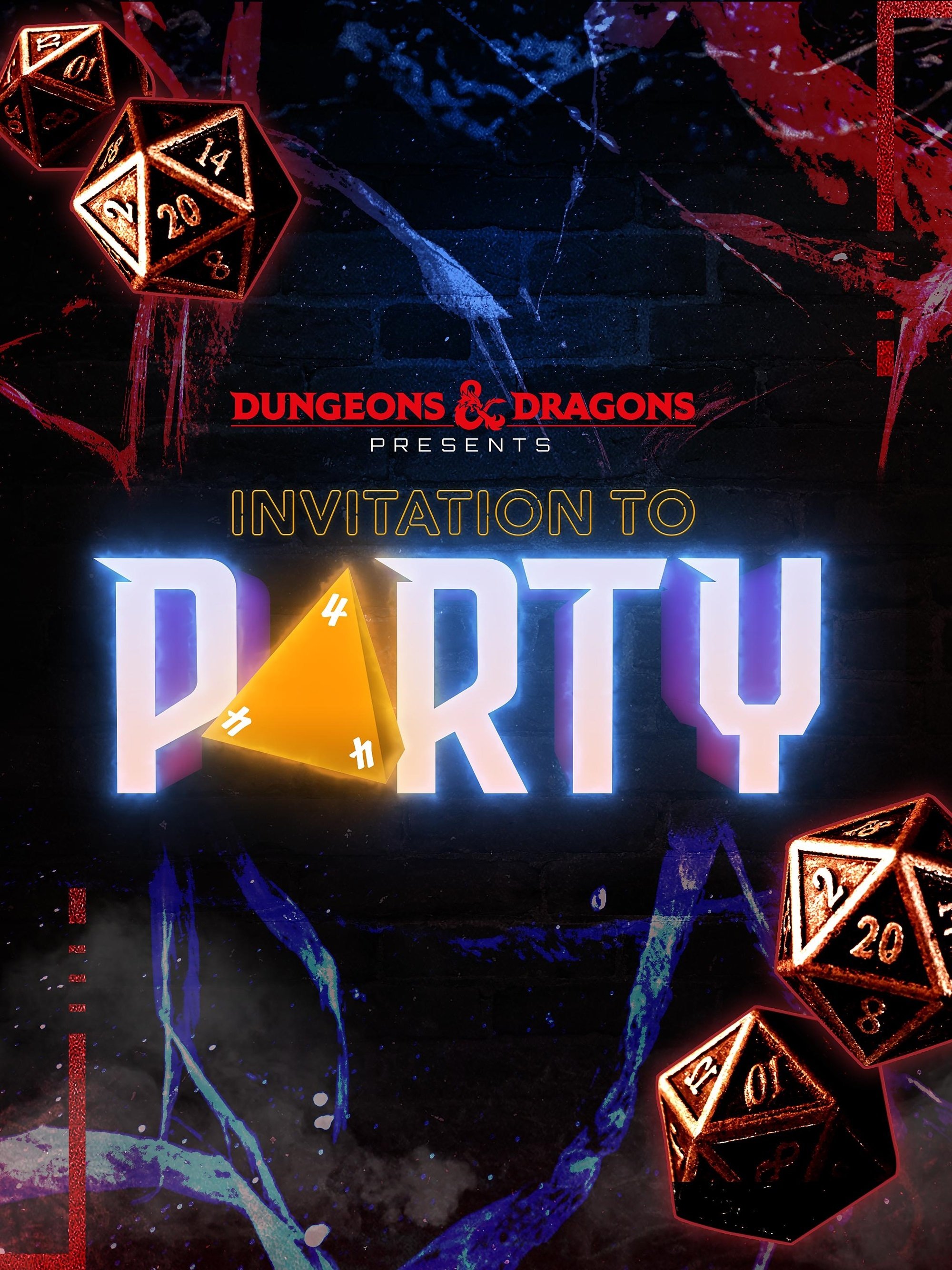 Dungeons & Dragons Presents: Invitation to Party poster
