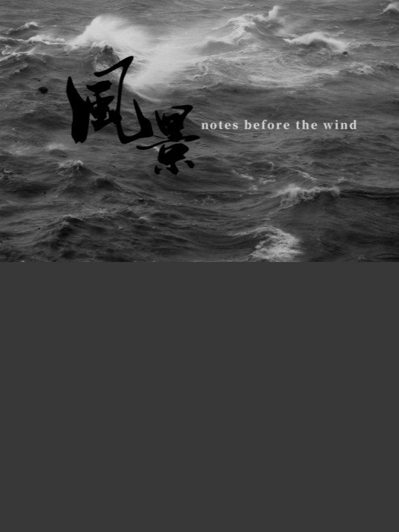 Notes before the Wind poster