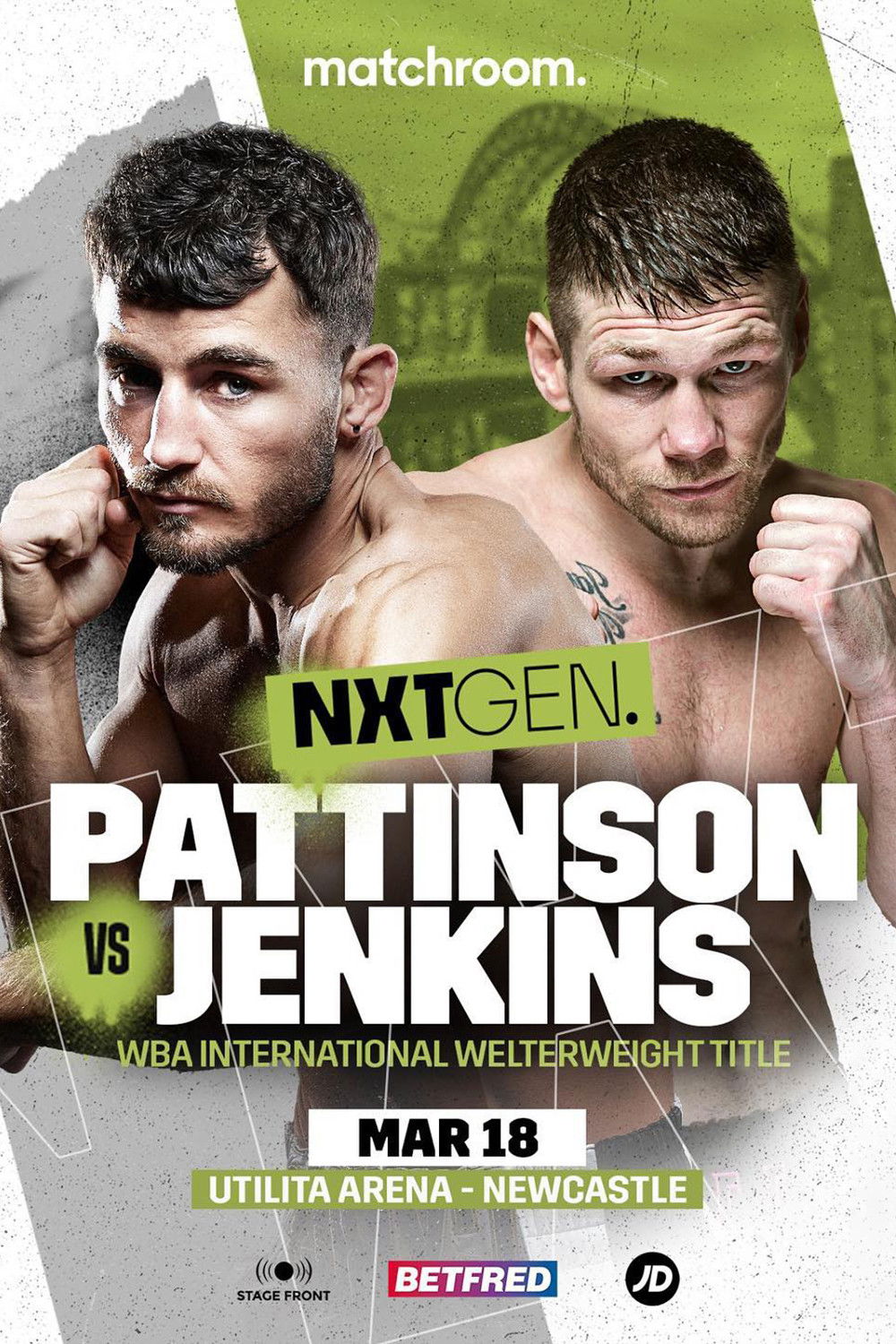 Cyrus Pattinson vs. Chris Jenkins poster