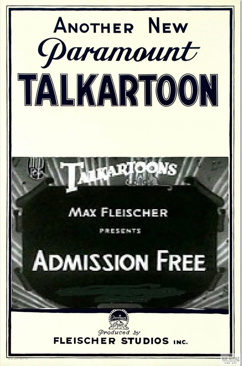 Admission Free poster