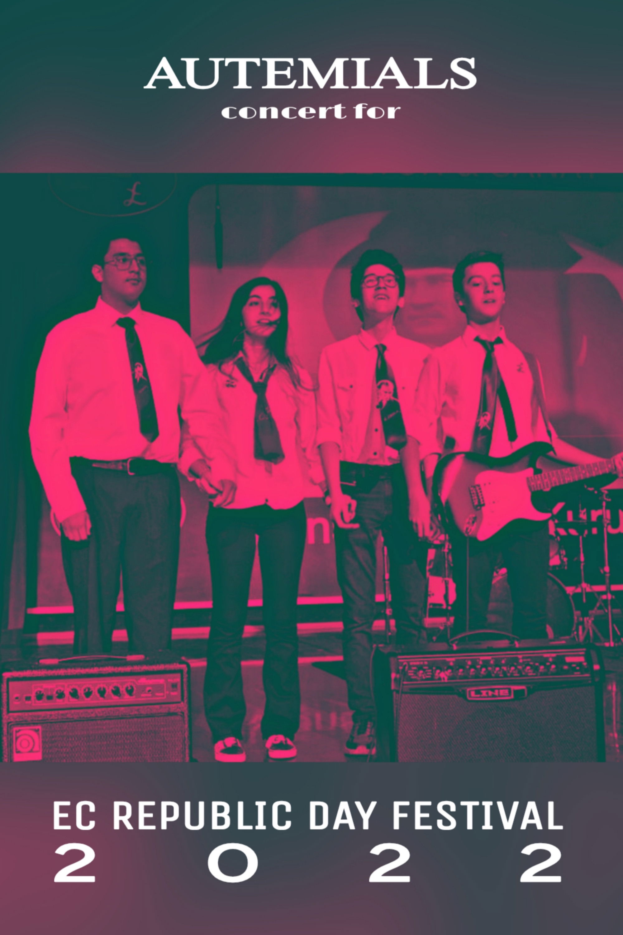 Autemials - Concert for EC Republic Day Festival 2022 poster