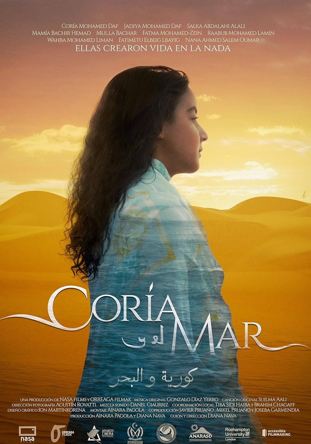Coría and the sea poster