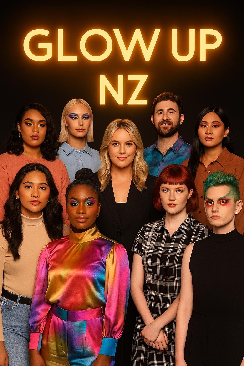 Glow Up NZ poster
