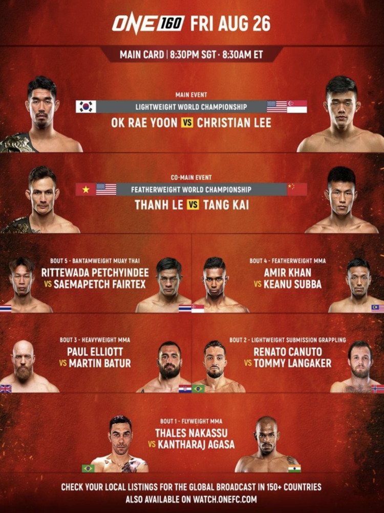 One Championship: ONE 160 poster