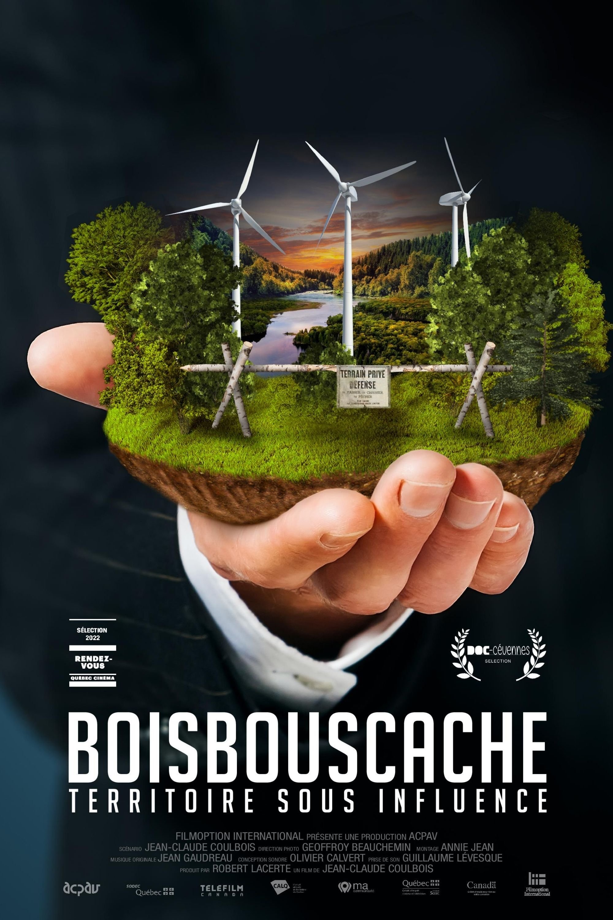 Poster de Boisbouscache : territoire sous influence