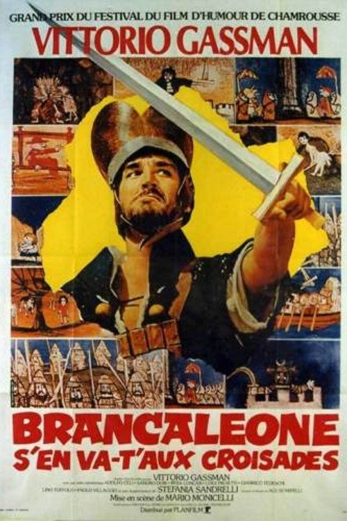 Affiche du film Brancaleone s'en va-t'aux croisades