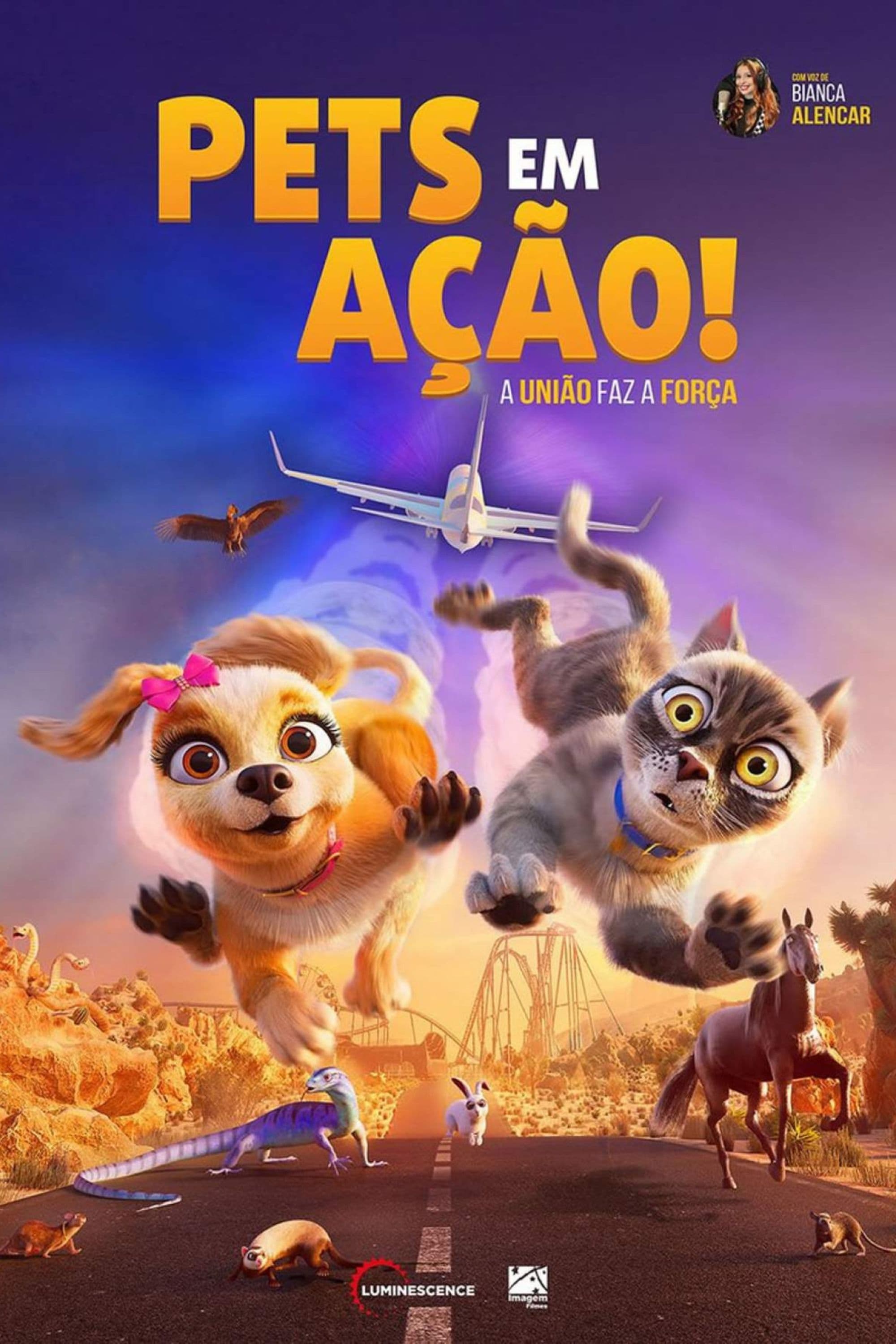Poster de Pets em Ação!