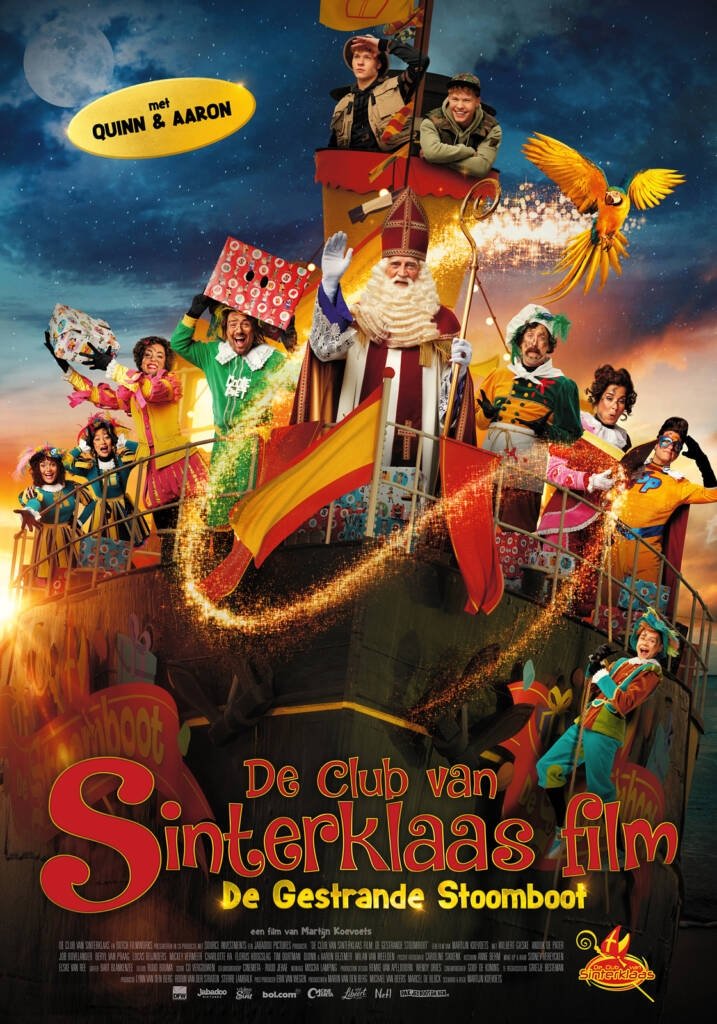 Poster de De Club van Sinterklaas Film: De Gestrande Stoomboot