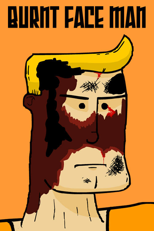 Poster de Burnt Face Man