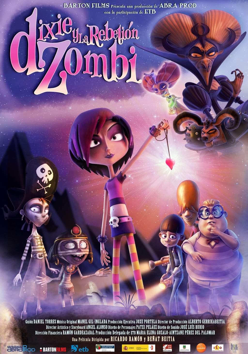 Poster de Dixie y la rebelión zombi