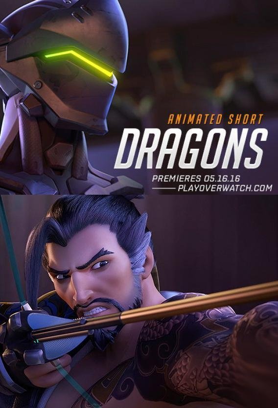 Poster de Overwatch animated short "Dragons"