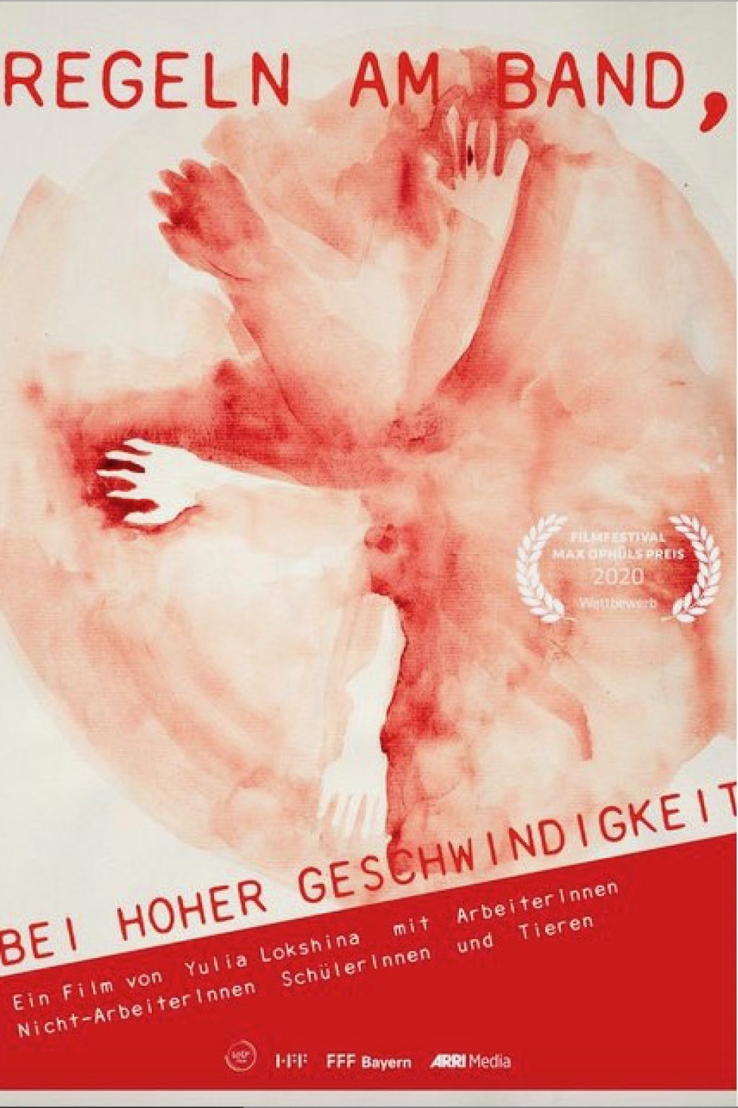 Poster de Regeln am Band, bei hoher Geschwindigkeit