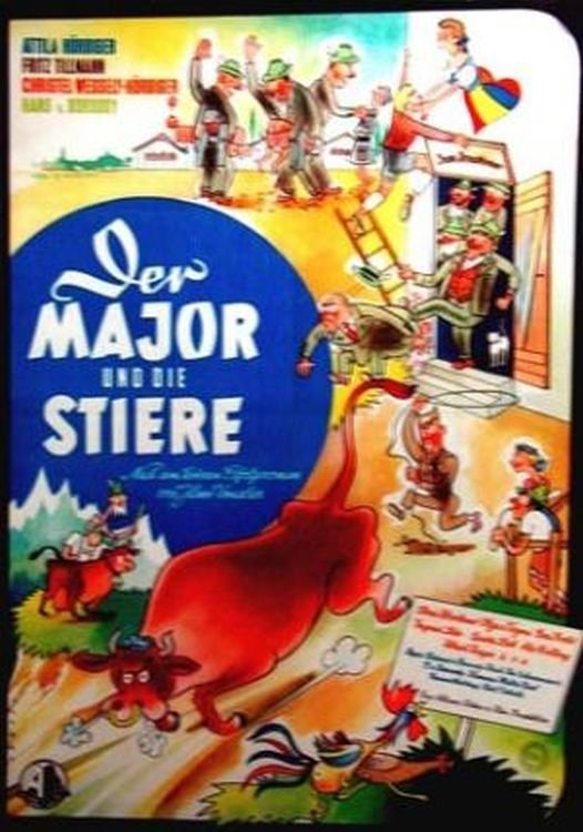 Affiche du film Der Major und die Stiere
