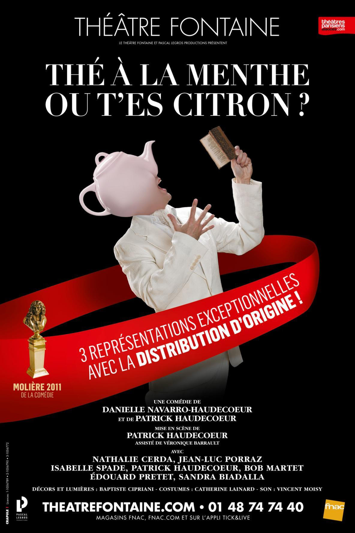 Affiche du film Thé à la menthe ou t'es citron ?