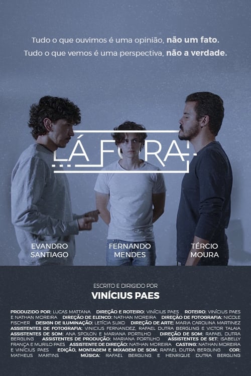 Poster de Lá Fora