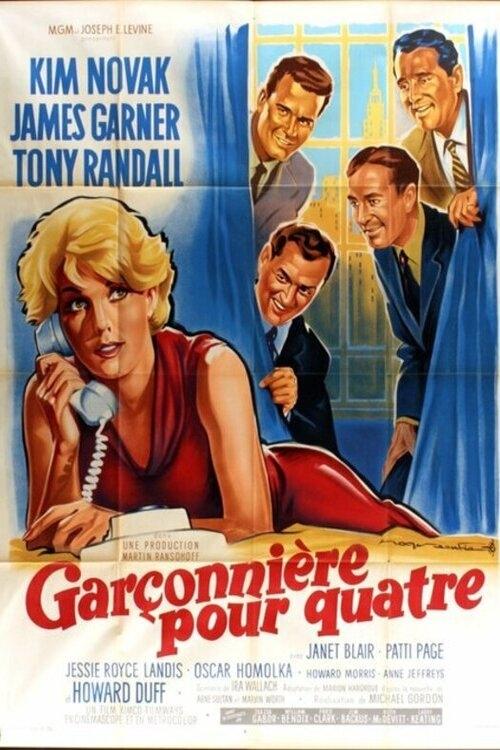 Affiche du film Garçonnière pour quatre