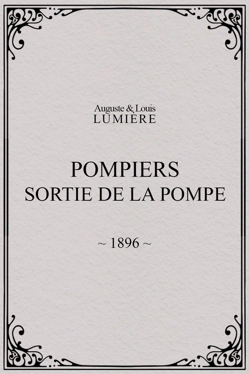 Pompiers : sortie de la pompe