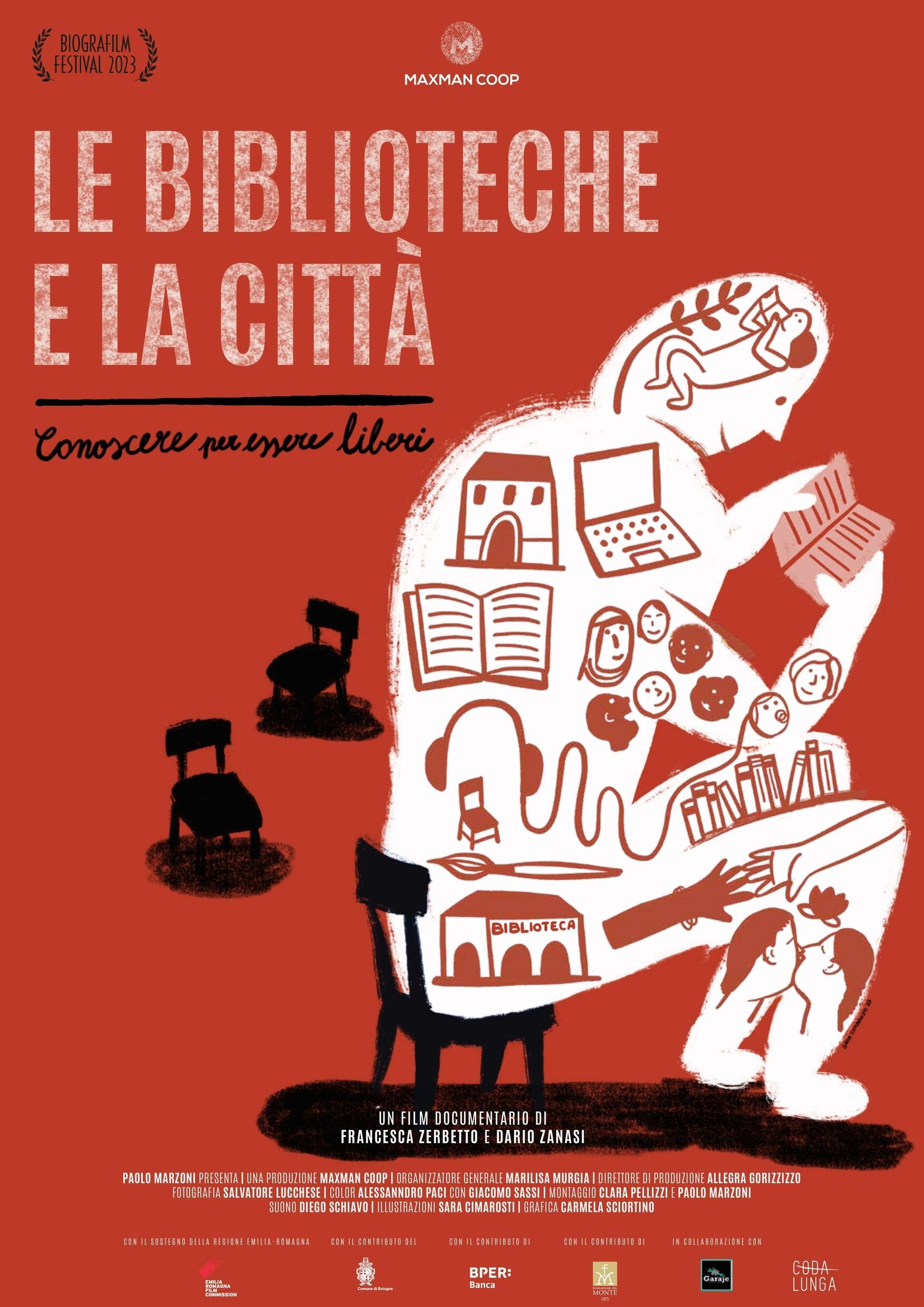 Poster de Le biblioteche e la città - Conoscere per essere liberi
