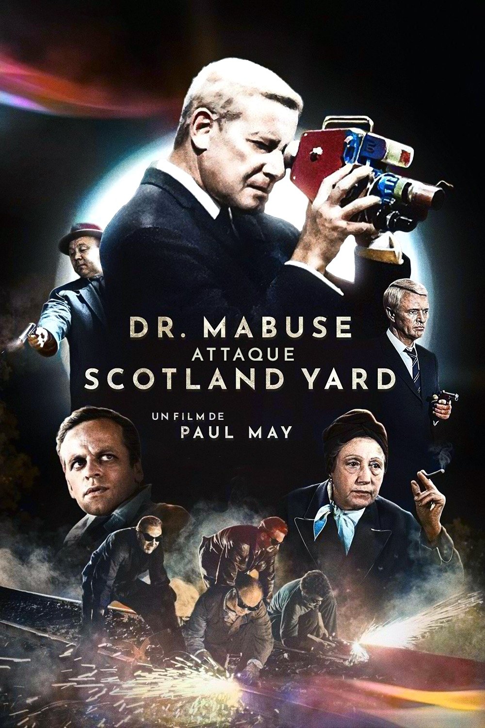 Affiche du film Le Dr. Mabuse attaque Scotland Yard