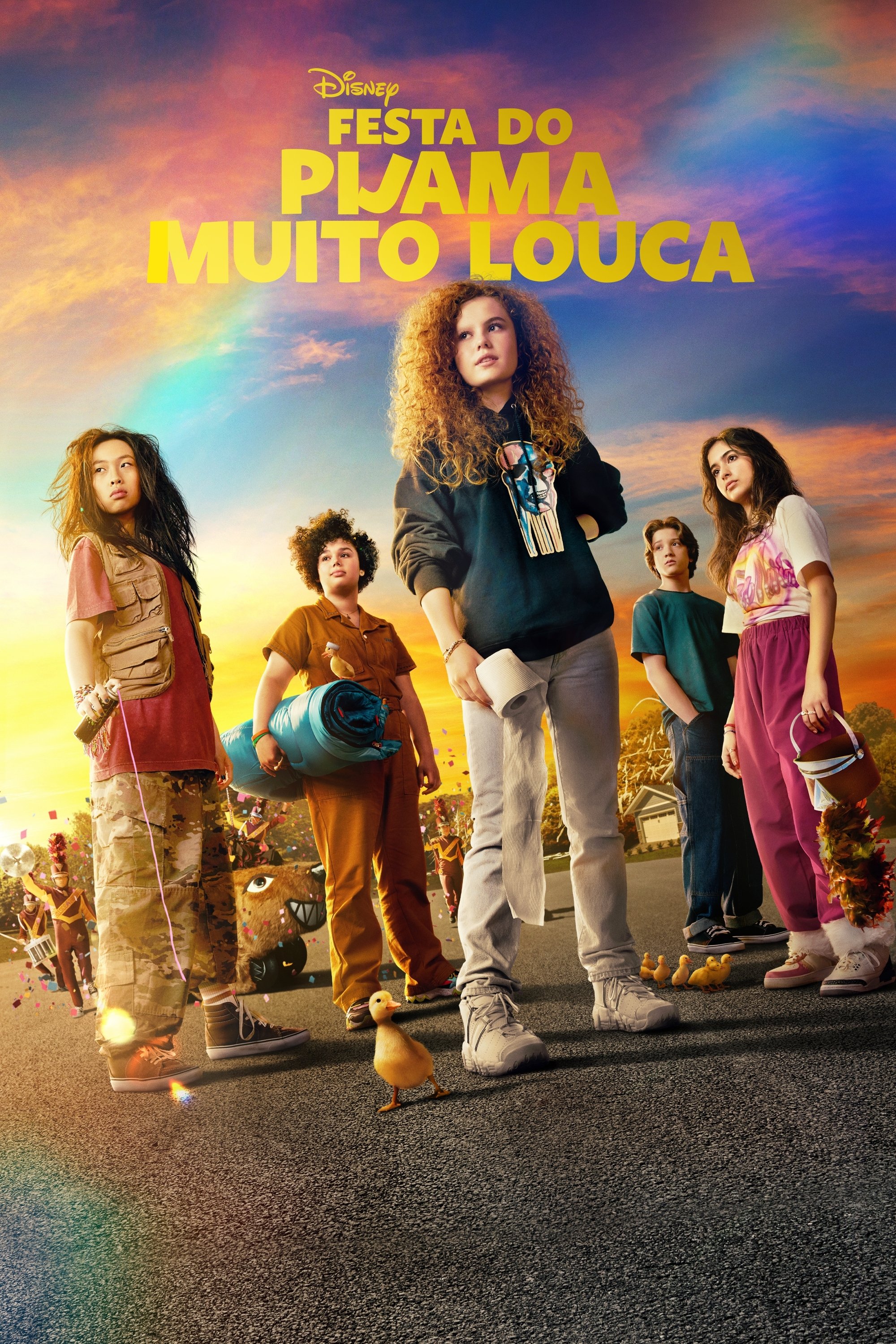 Poster de Festa do Pijama Muito Louca