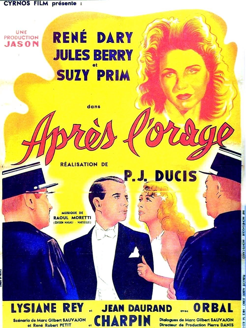 Après l'orage Poster