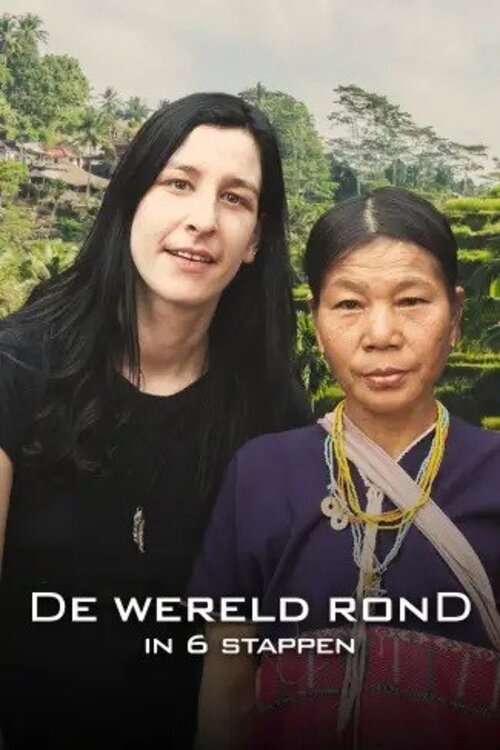 Poster de De wereld rond in 6 stappen