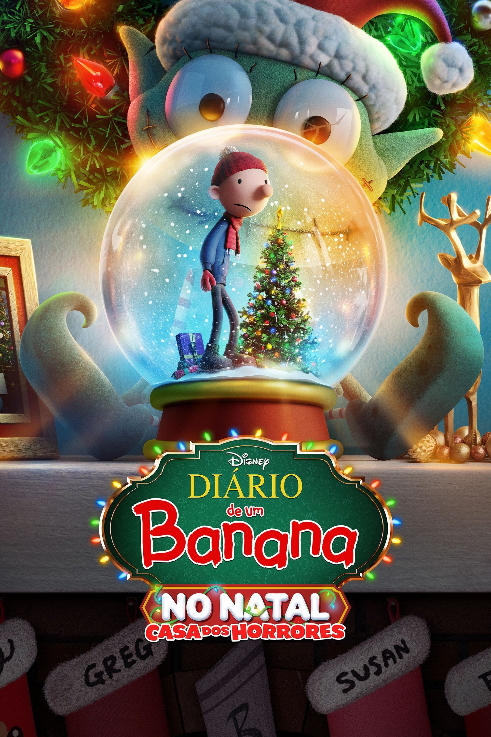 Poster de Diário de um Banana no Natal: Casa dos Horrores