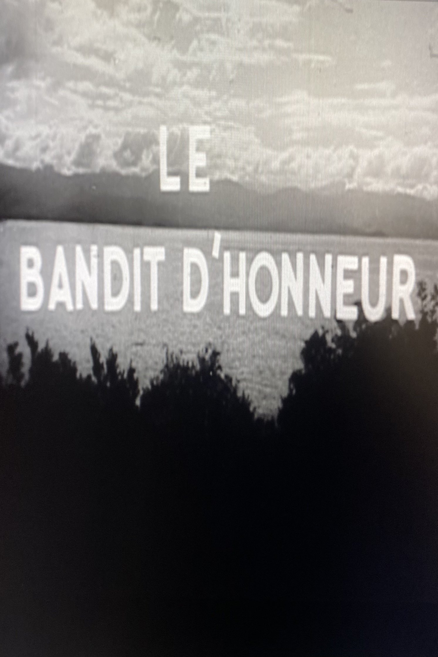Poster de Le bandit d'honneur