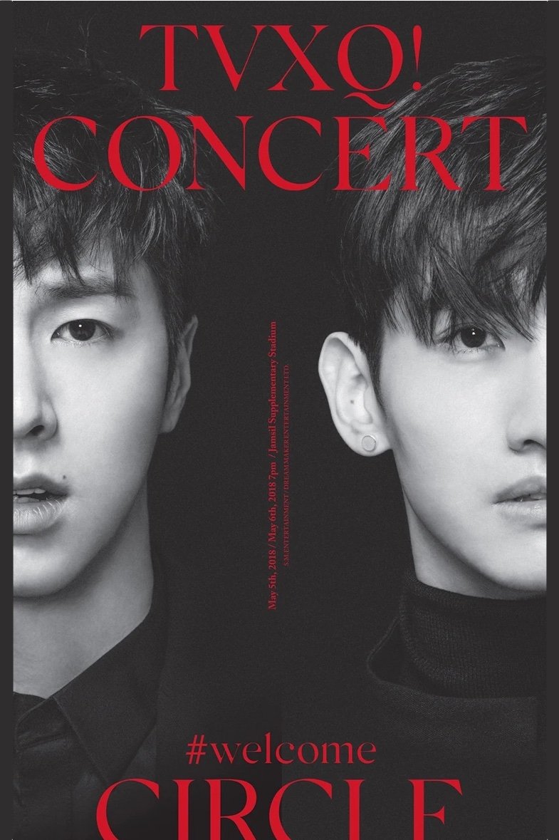 Poster de TVXQ! CONCERT -CIRCLE- #welcome in Seoul