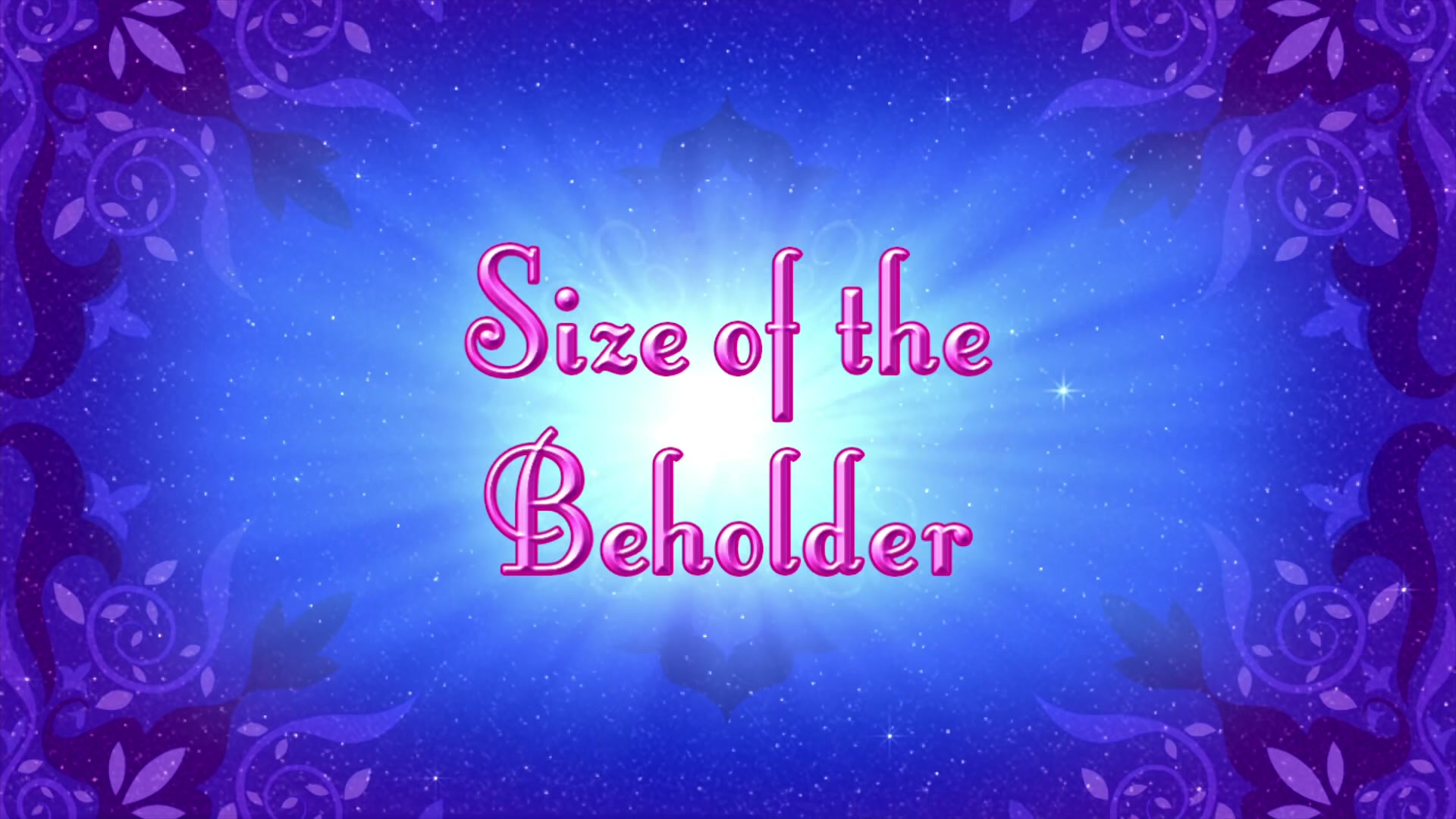 Size of the Beholder