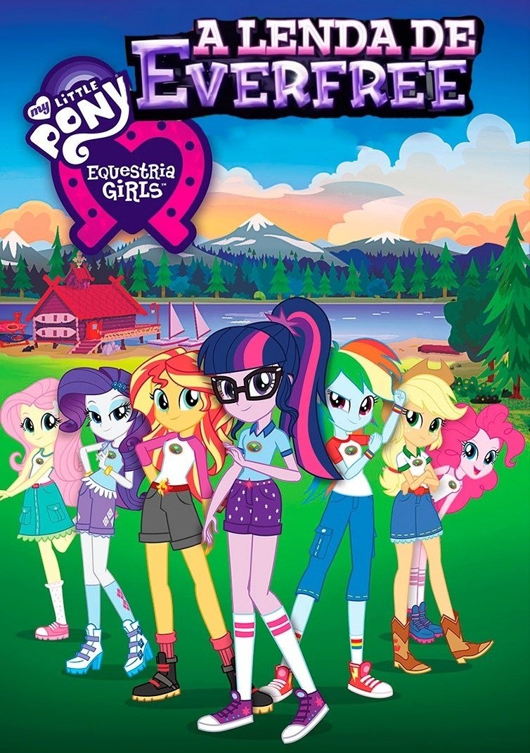 Poster de My Little Pony, Equestria Girls: A Lenda de Everfree
