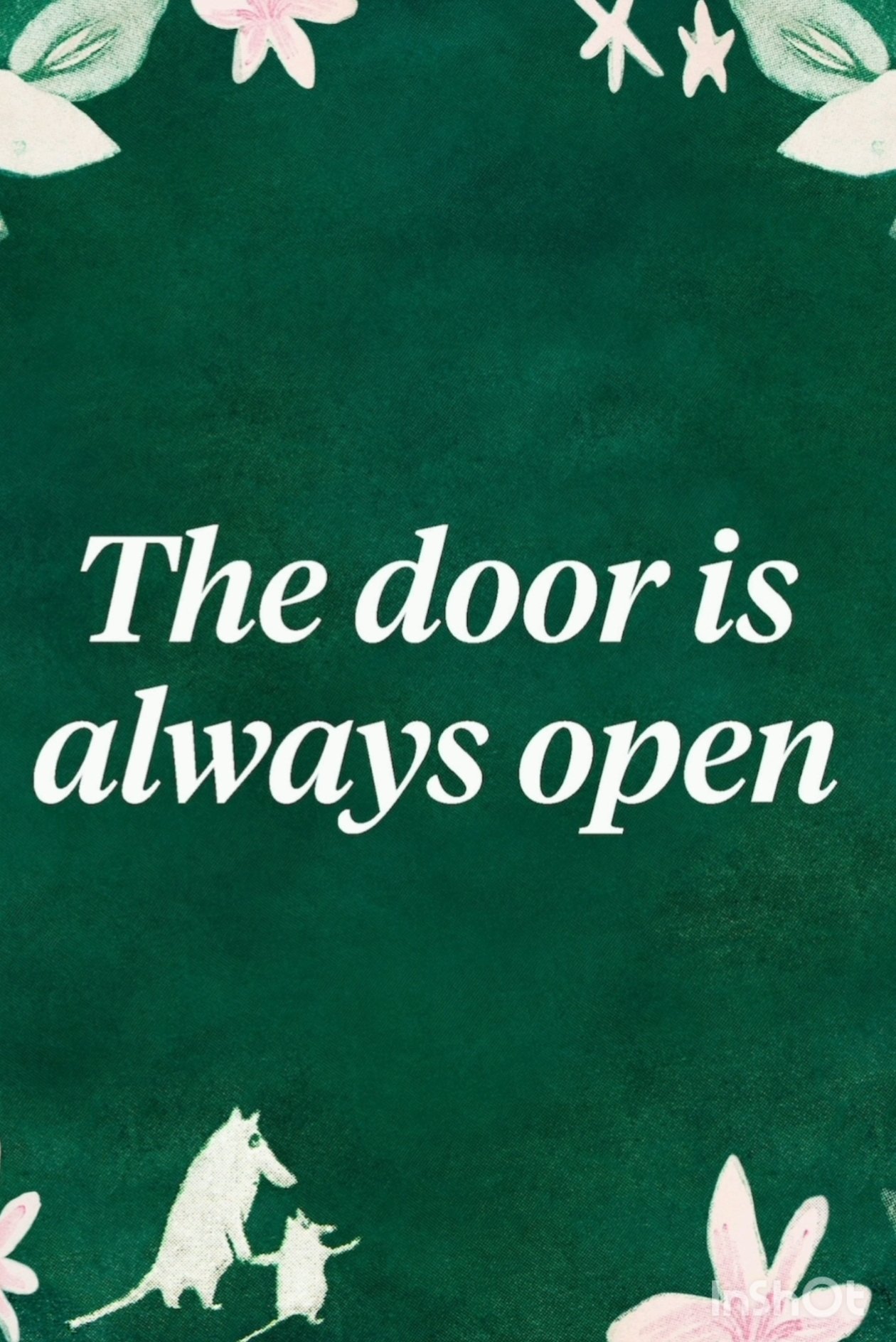 Poster de Moomin 80 - The Door Is Always Open