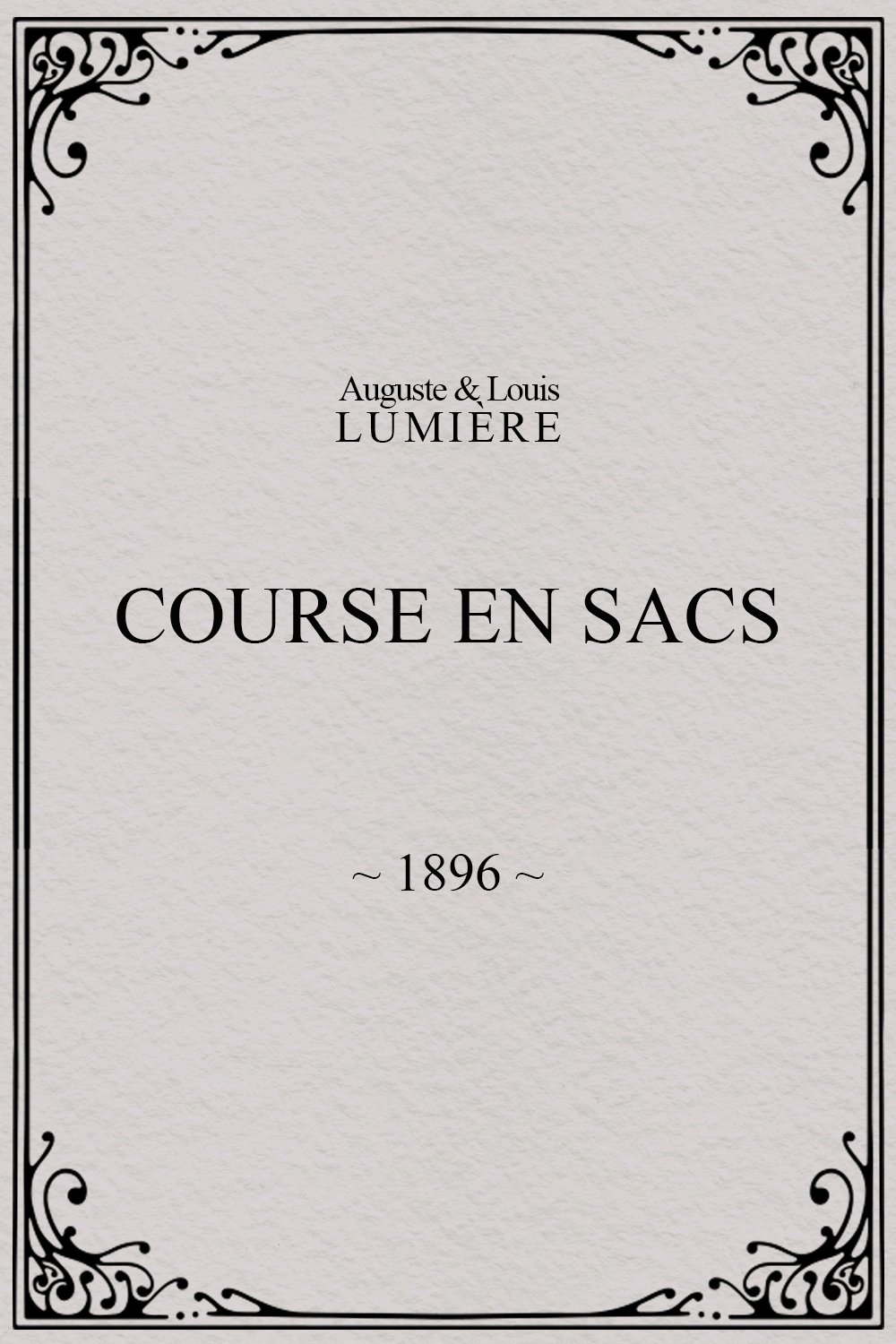 Poster de Course en sacs