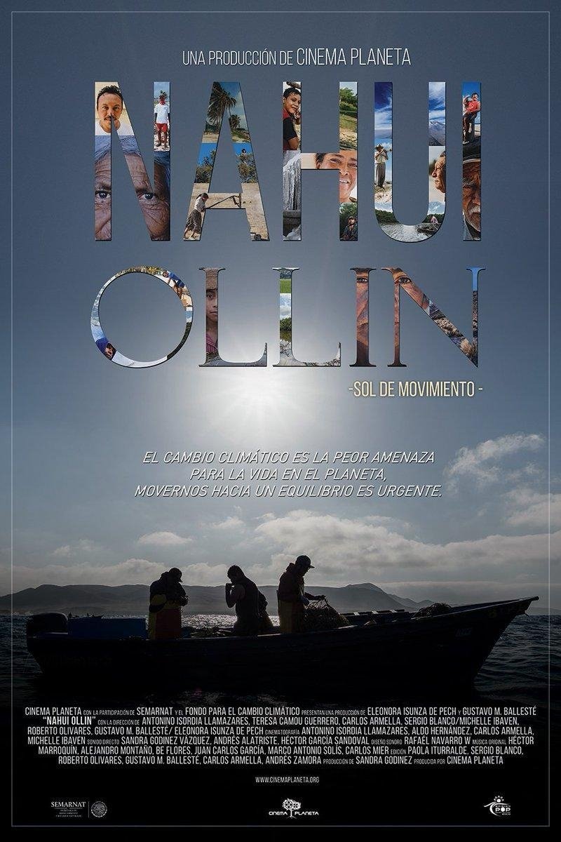 Poster de Nahui Ollin, sol de movimiento