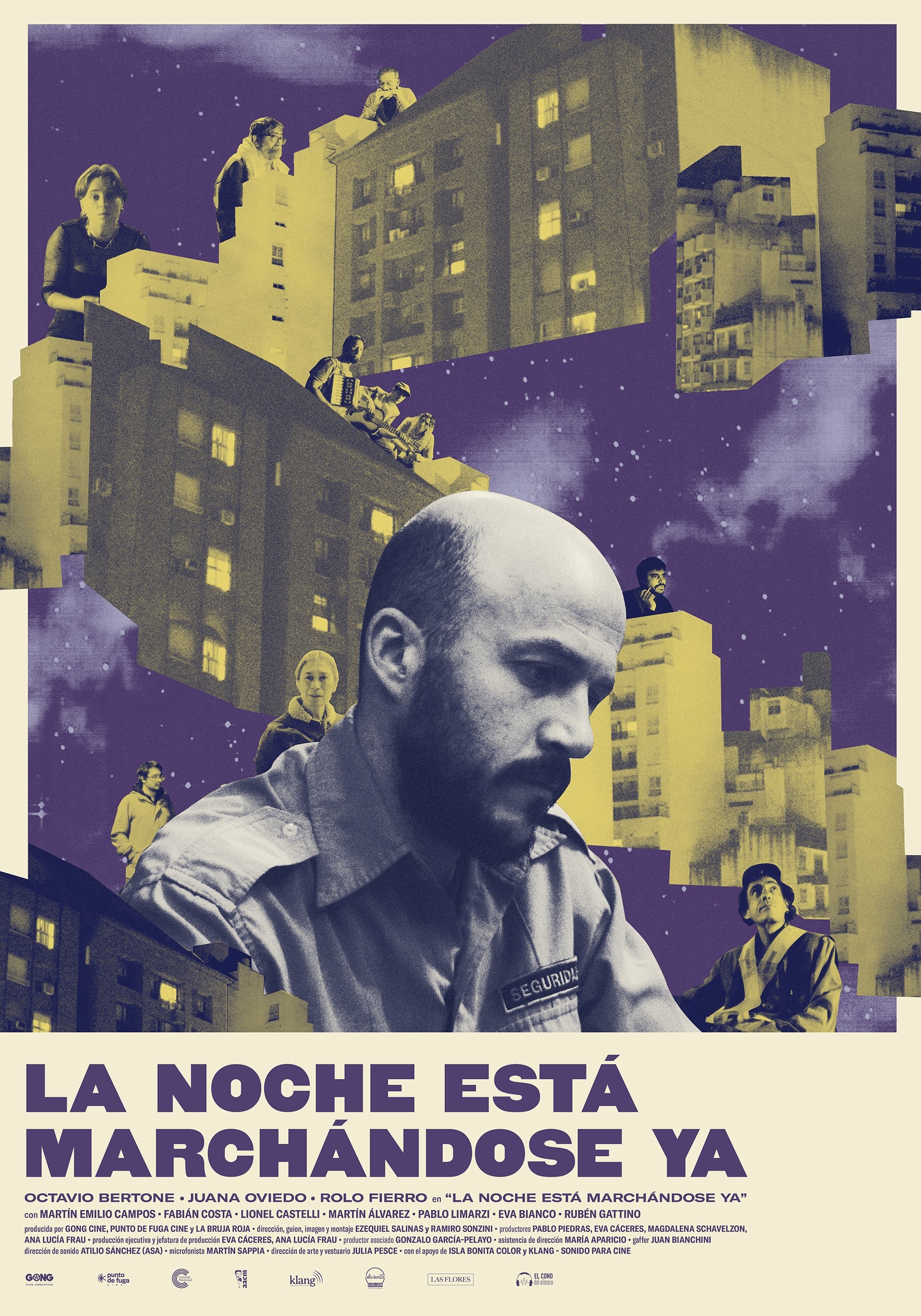 Poster de La noche está marchándose ya