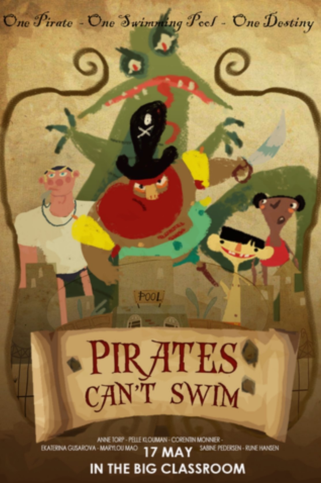 Poster de Pirates Can't Swim