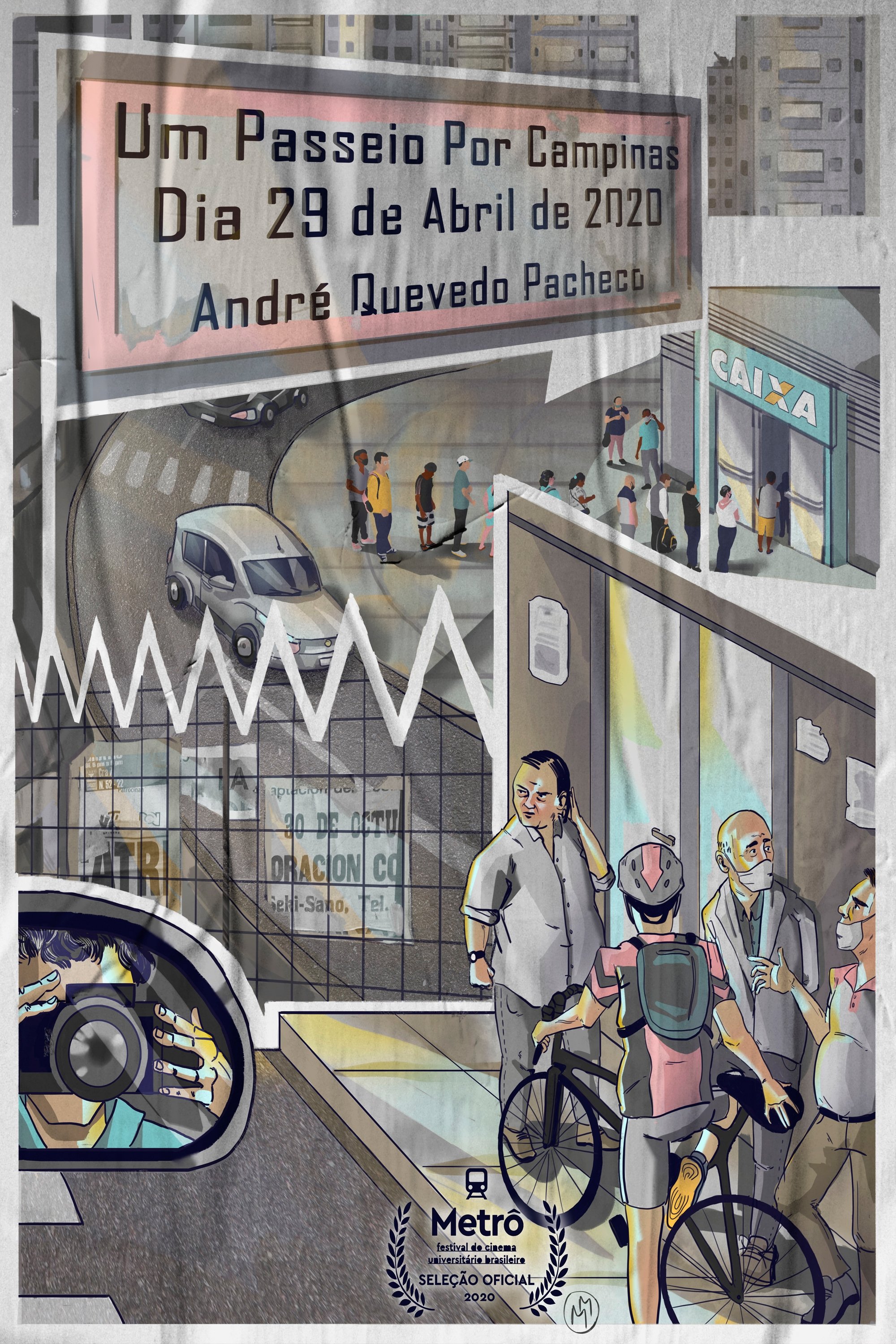 Poster de Um passeio por Campinas dia 29 de abril de 2020