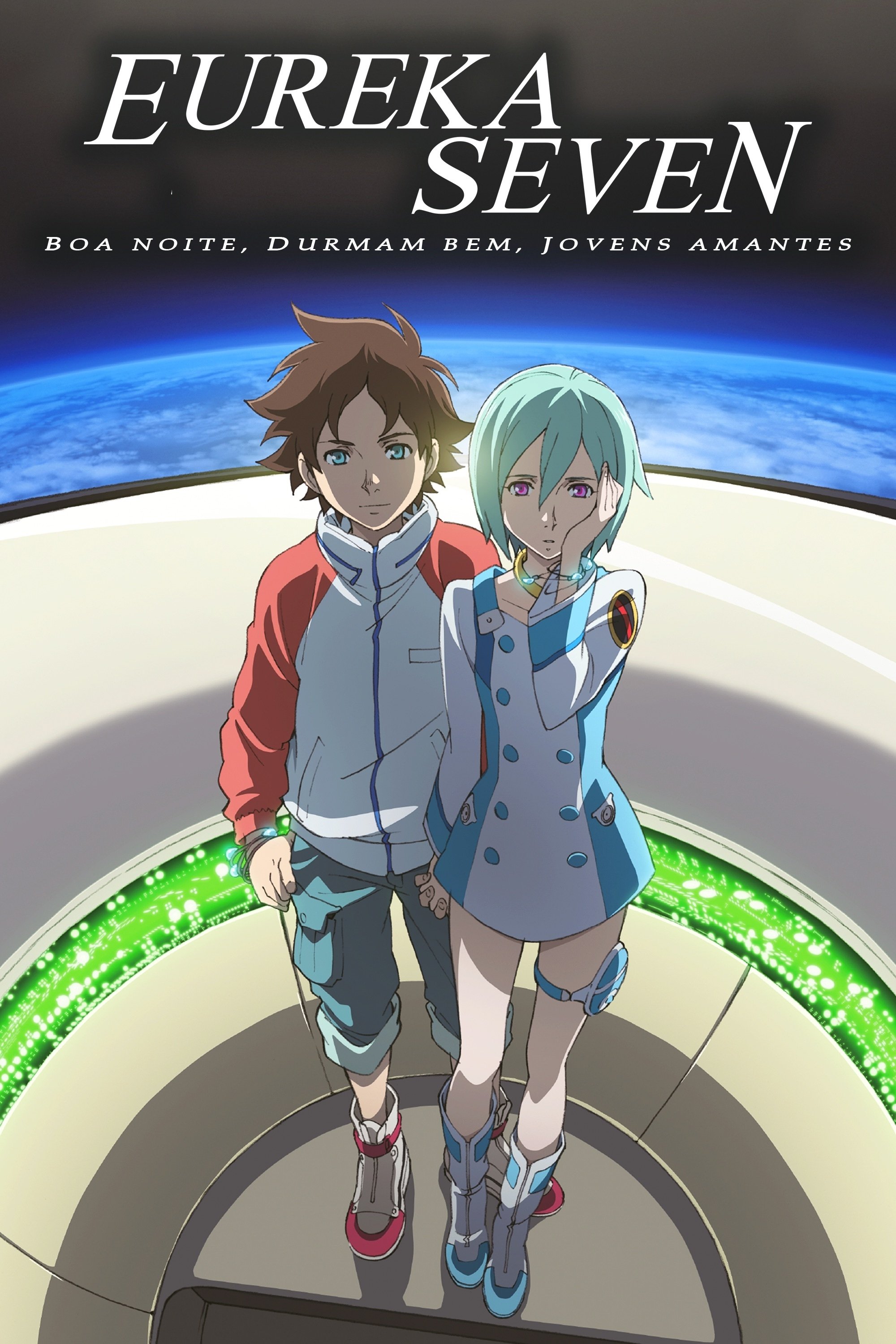 Poster de Eureka Seven: Boa Noite. Durmam Bem. Jovens Amantes