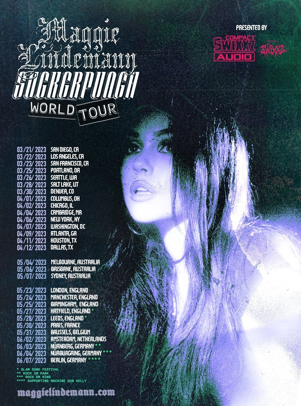 Poster de Maggie Lindemann: SUCKERPUNCH WORLD TOUR