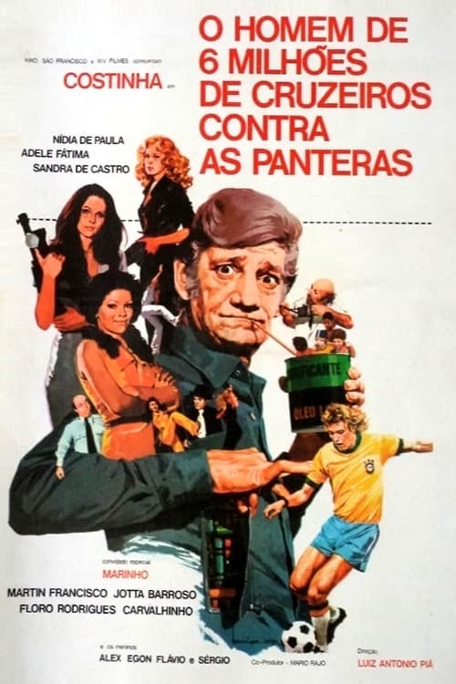 Poster de O Homem de Seis Milhões de Cruzeiros Contra as Panteras