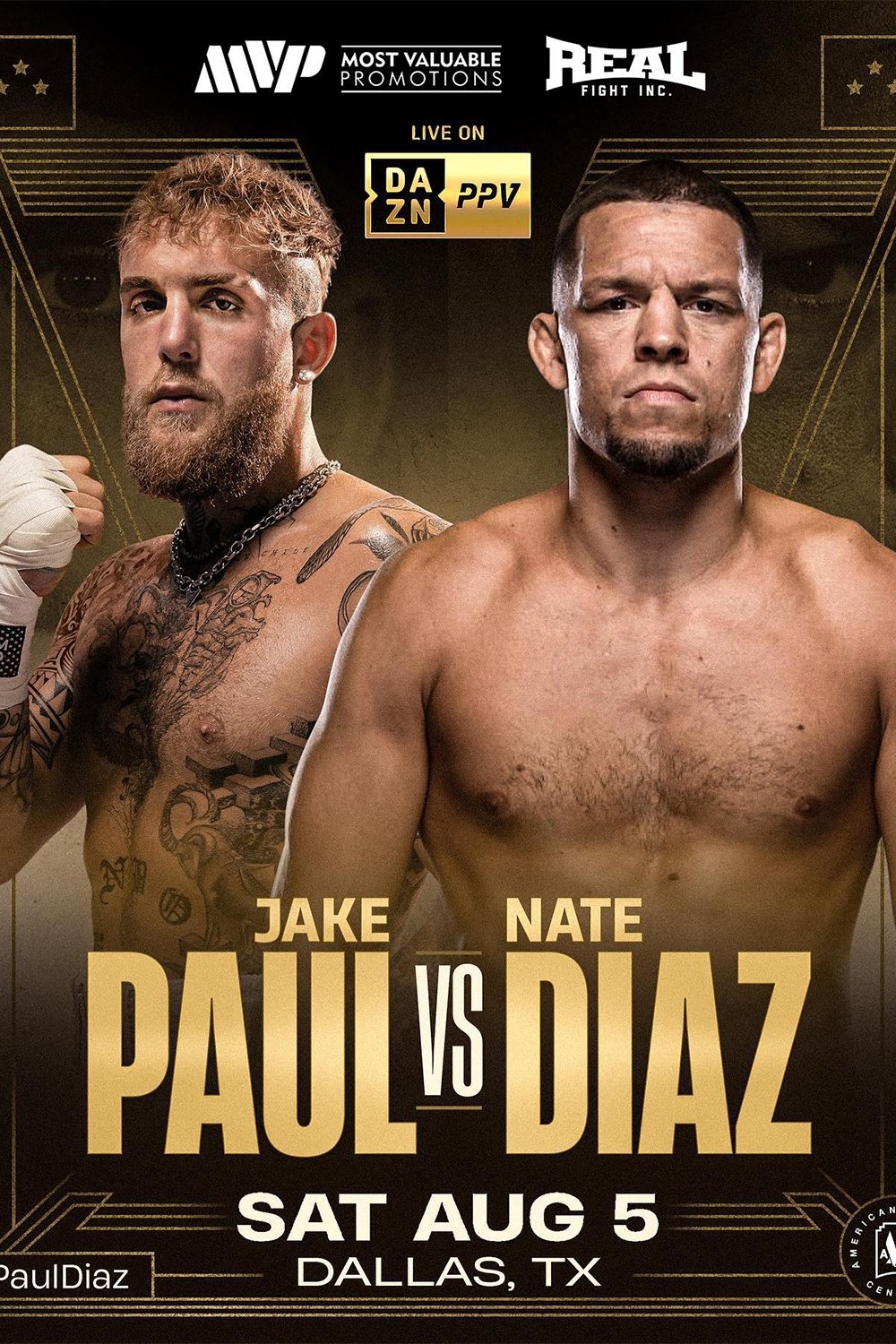 Affiche du film Jake Paul vs. Nate Diaz