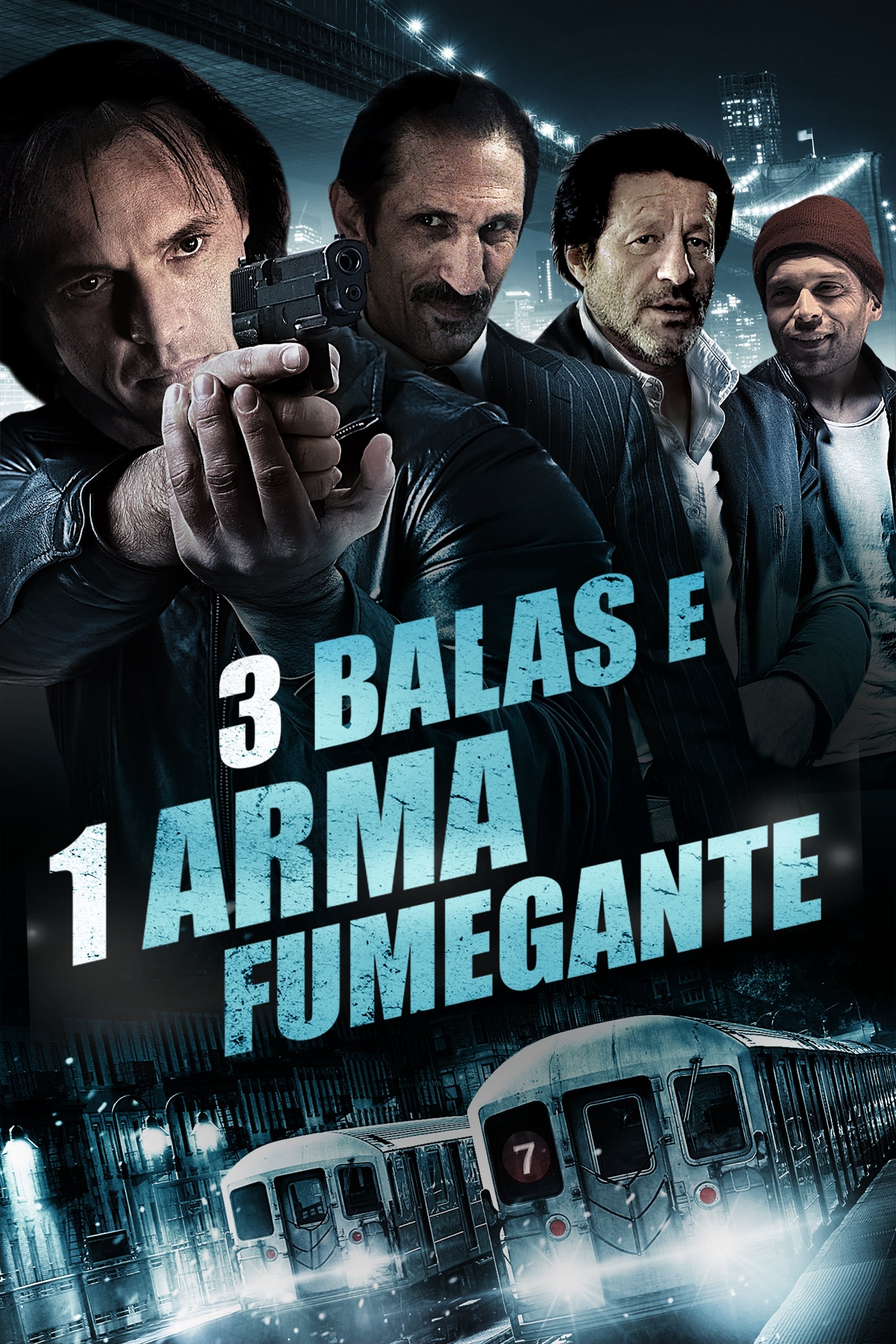 Poster de 3 Balas e 1 Arma Fumegante