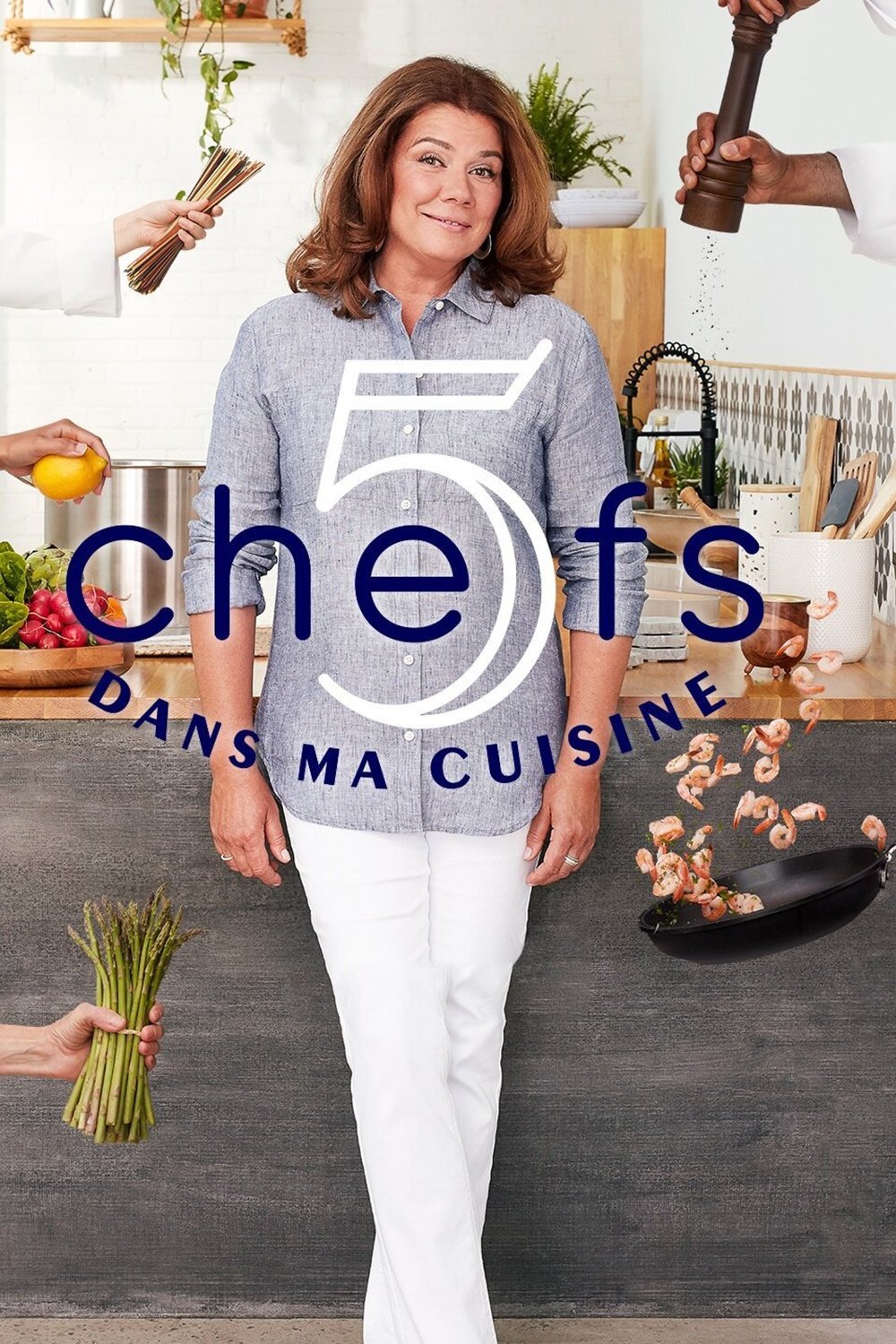 Poster de 5 chefs dans ma cuisine
