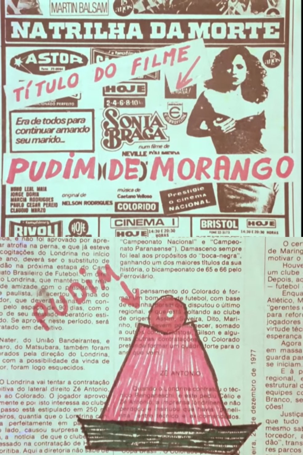 Poster de Pudim de Morango