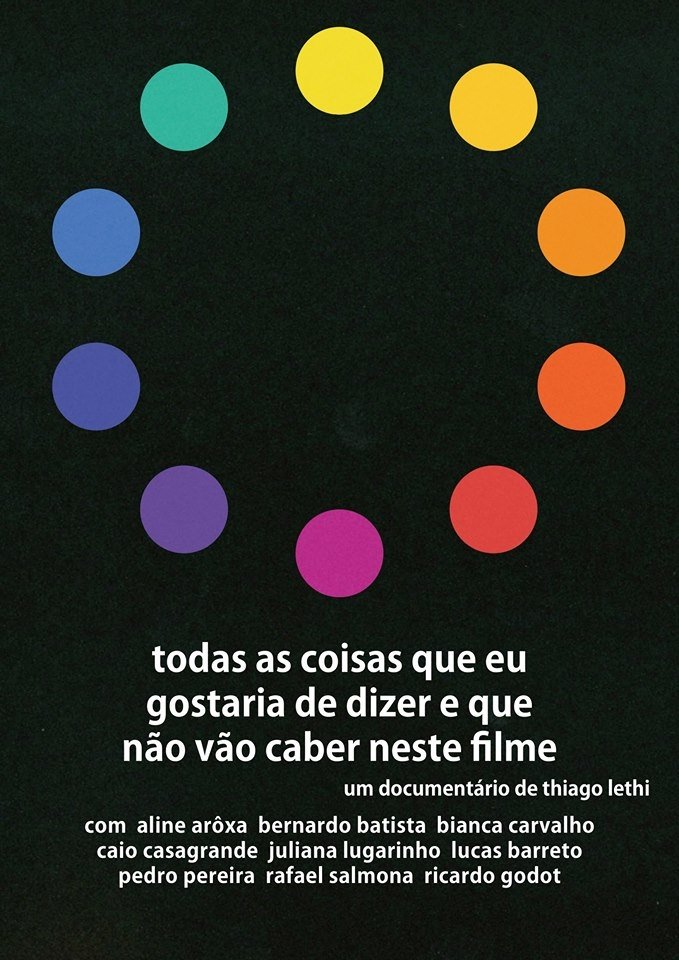 Poster de Todas as coisas que eu gostaria de dizer e que não vão caber neste filme