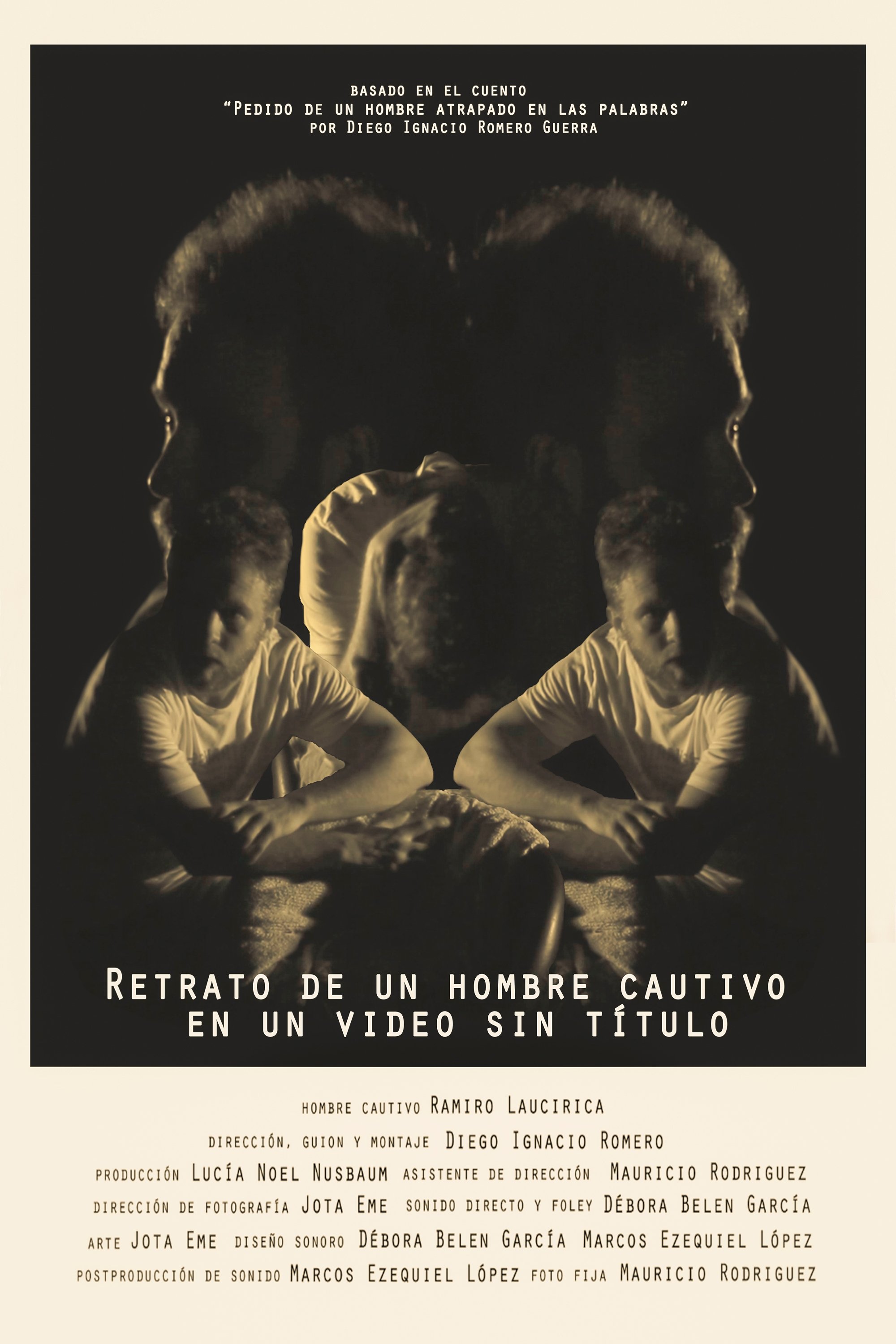 Poster de Retrato de un hombre cautivo en un video sin título
