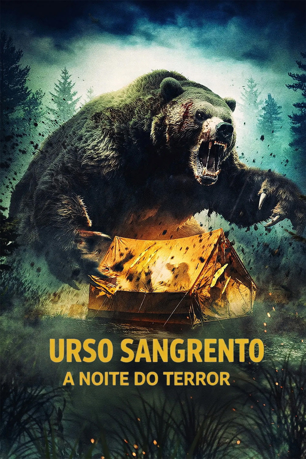 Poster de Urso Sangrento: A Noite do Terror